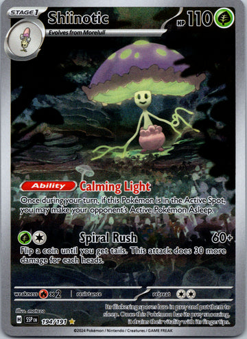 Shiinotic [194/191] - (Surging Sparks) Holofoil