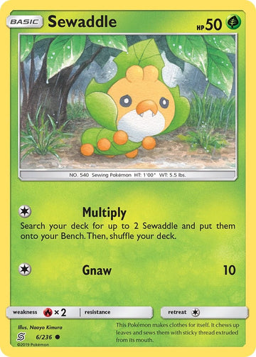 Sewaddle [6/236] [Unified Minds] Reverse Holofoil