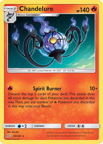 Chandelure [30/236] [Unified Minds] Reverse Holofoil
