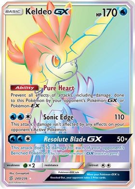 Keldeo GX [240/236] [Unified Minds] Holofoil