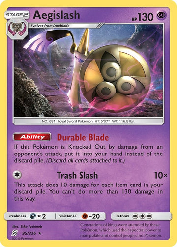 Aegislash [95/236] [Unified Minds] Reverse Holofoil