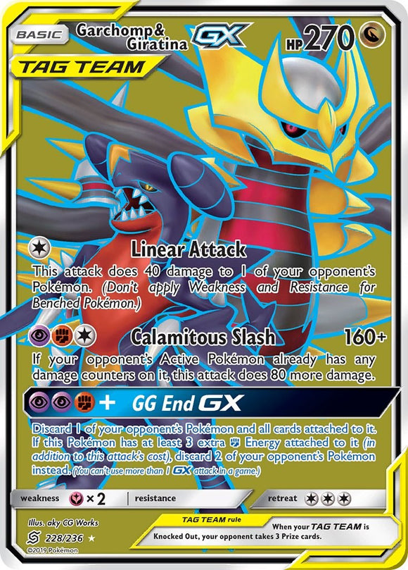 Garchomp & Giratina GX [228/236] [Unified Minds] Holofoil