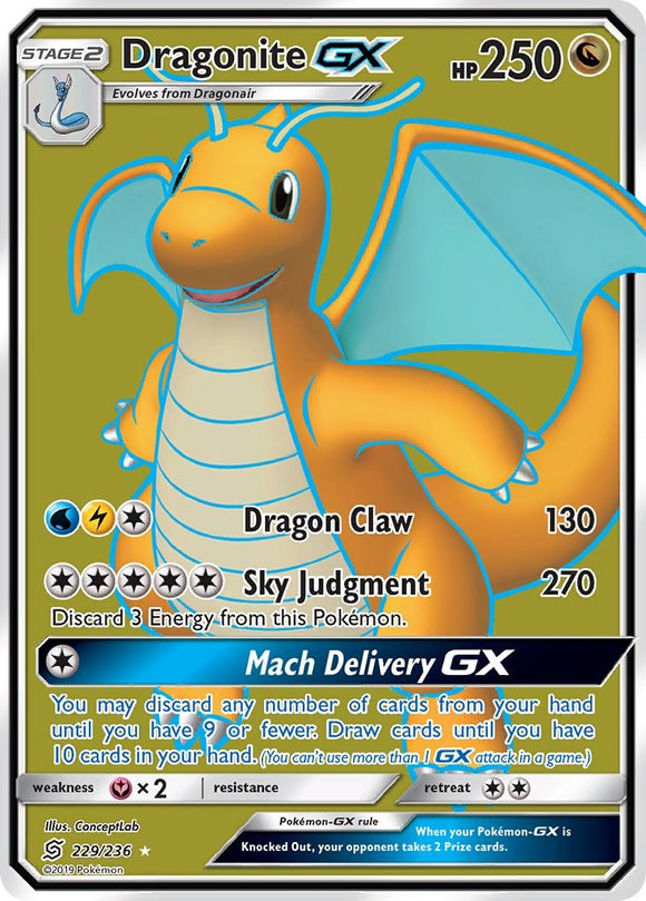 Dragonite GX [229/236] [Unified Minds] Holofoil