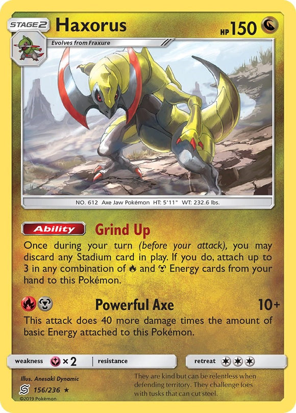 Haxorus [156/236] [Unified Minds] Reverse Holofoil