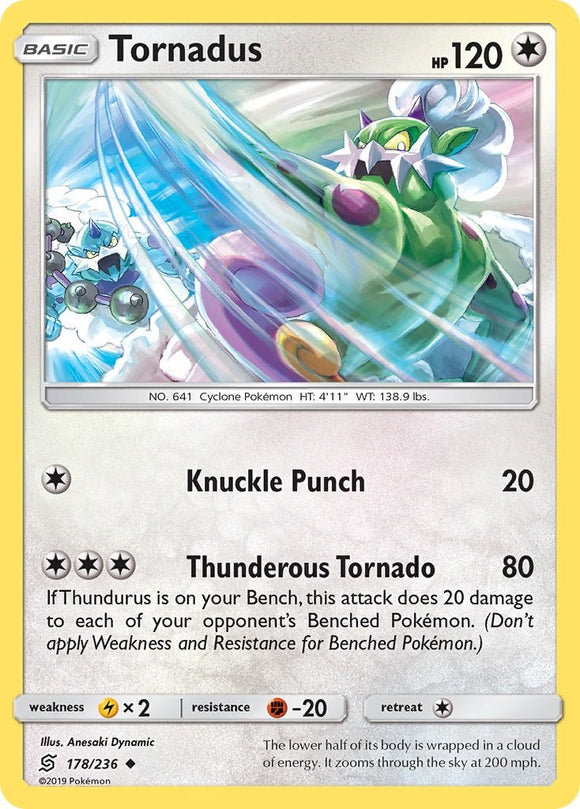 Tornadus [178/236] [Unified Minds] Reverse Holofoil