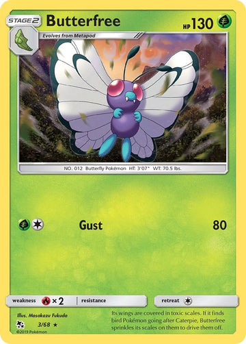 Butterfree (3/68) [Hidden Fates]