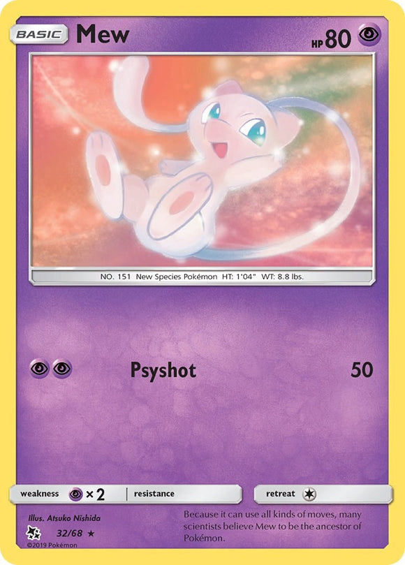Mew [32/68] [Hidden Fates] Reverse Holofoil