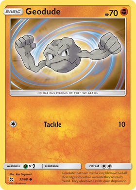 Geodude [33/68] [Hidden Fates] Reverse Holofoil