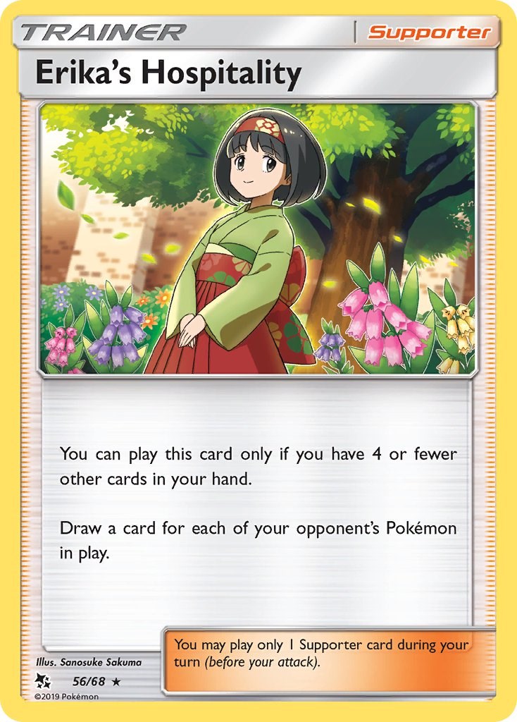 Erika's Hospitality [56/68] [Hidden Fates] Reverse Holofoil