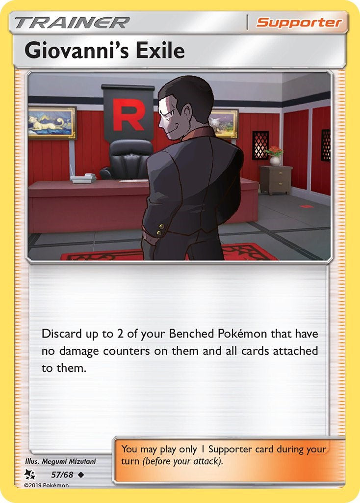 Giovanni's Exile [57/68] [Hidden Fates] Reverse Holofoil