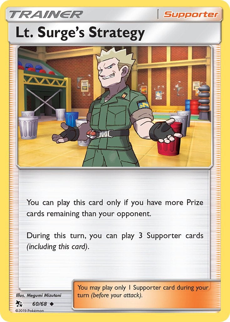 Lt. Surge's Strategy [60/68] [Hidden Fates] Reverse Holofoil