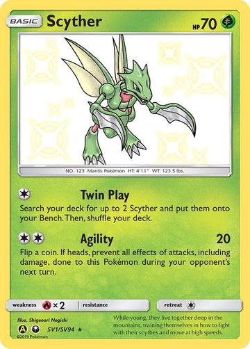 Scyther (SV1/SV94) [Hidden Fates: Shiny Vault]