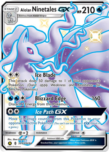 Alolan Ninetales GX (SV53/SV94) [Hidden Fates: Shiny Vault]