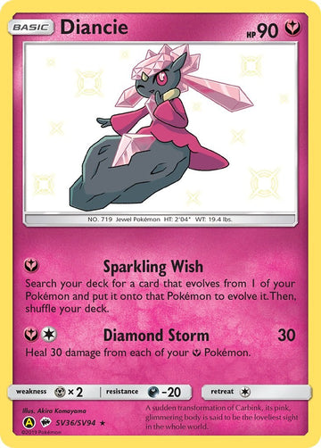 Diancie (SV36/SV94) [Hidden Fates: Shiny Vault]