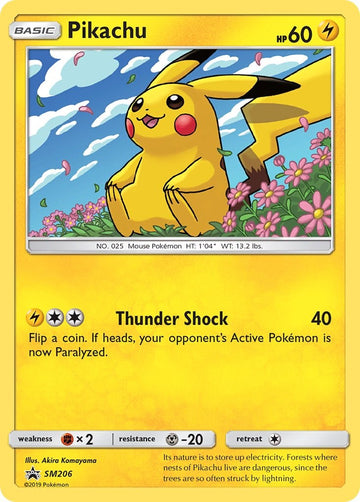 Pikachu - SM206 [SM206] [SM Promos] Holofoil