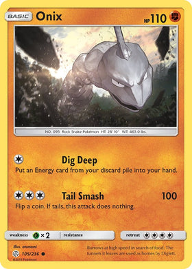 Onix [105/236] [Cosmic Eclipse] Reverse Holofoil