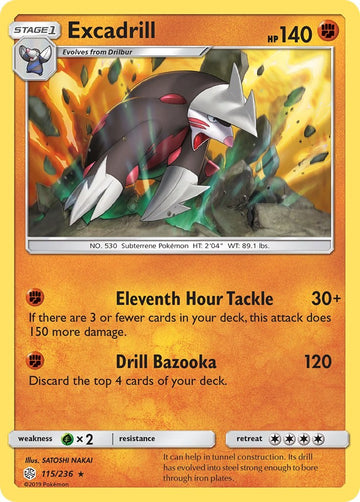 Excadrill [115/236] [Cosmic Eclipse] Holofoil