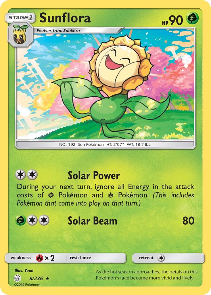 Sunflora [8/236] [SM - Cosmic Eclipse] Reverse Holofoil