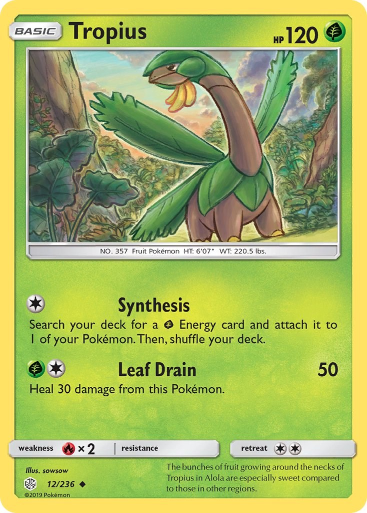 Tropius [12/236] [SM - Cosmic Eclipse] Reverse Holofoil