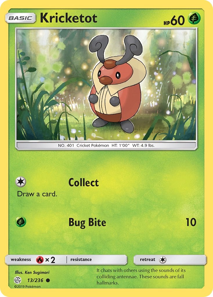 Kricketot [13/236] [SM - Cosmic Eclipse] Reverse Holofoil