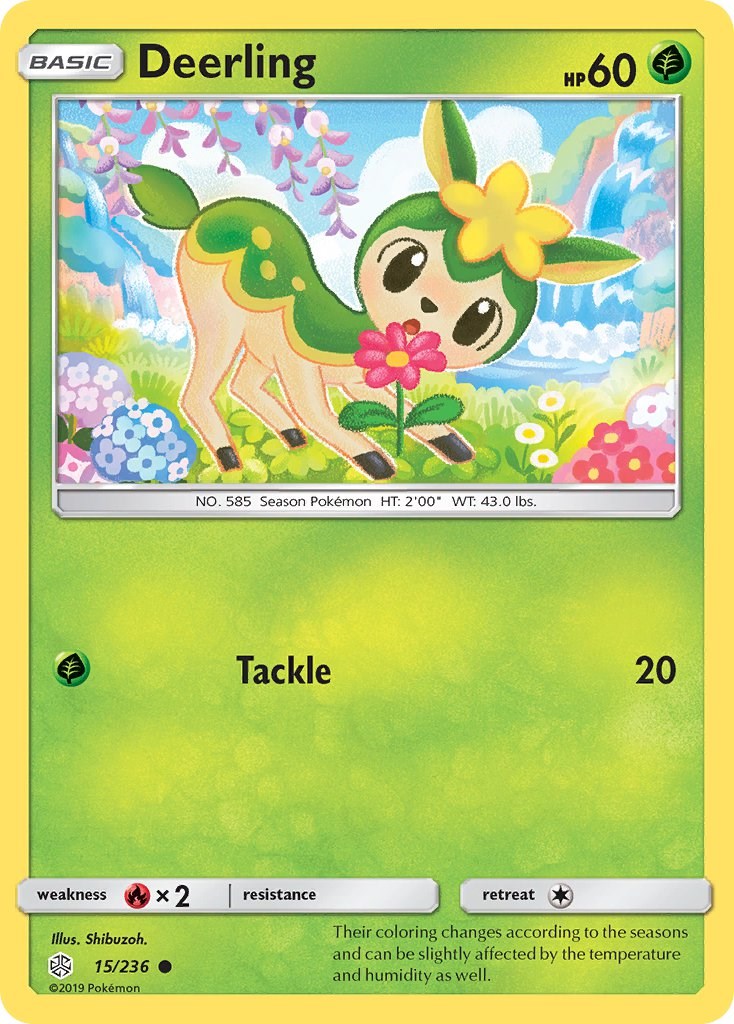 Deerling [15/236] [SM - Cosmic Eclipse] Reverse Holofoil