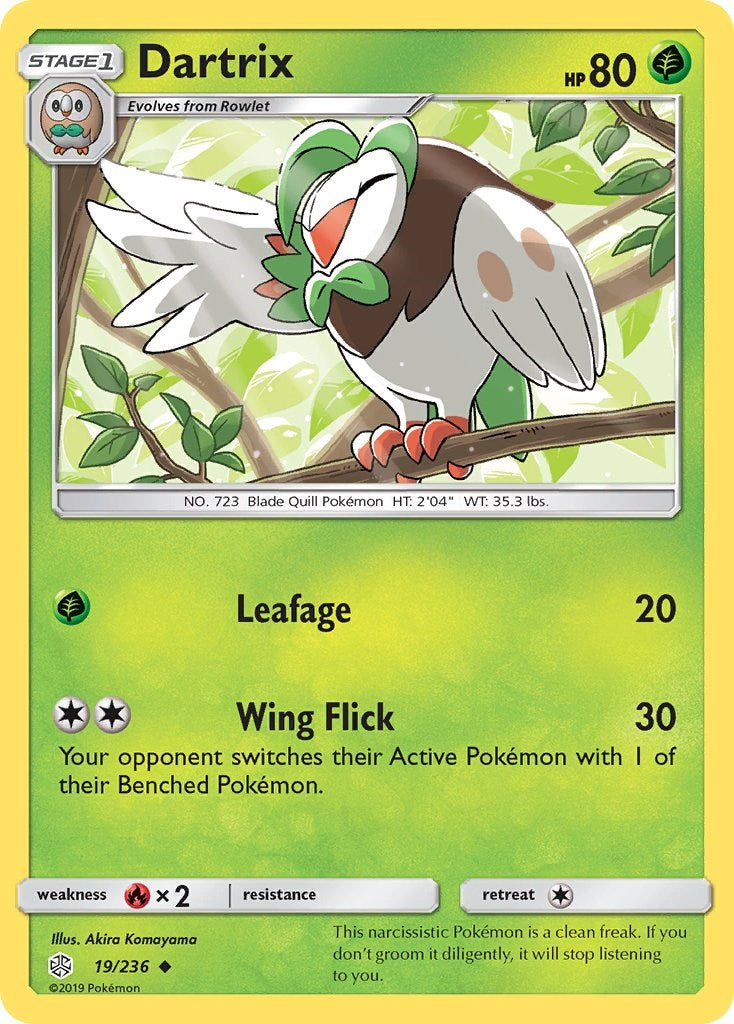 Dartrix [19/236] [SM - Cosmic Eclipse] Reverse Holofoil