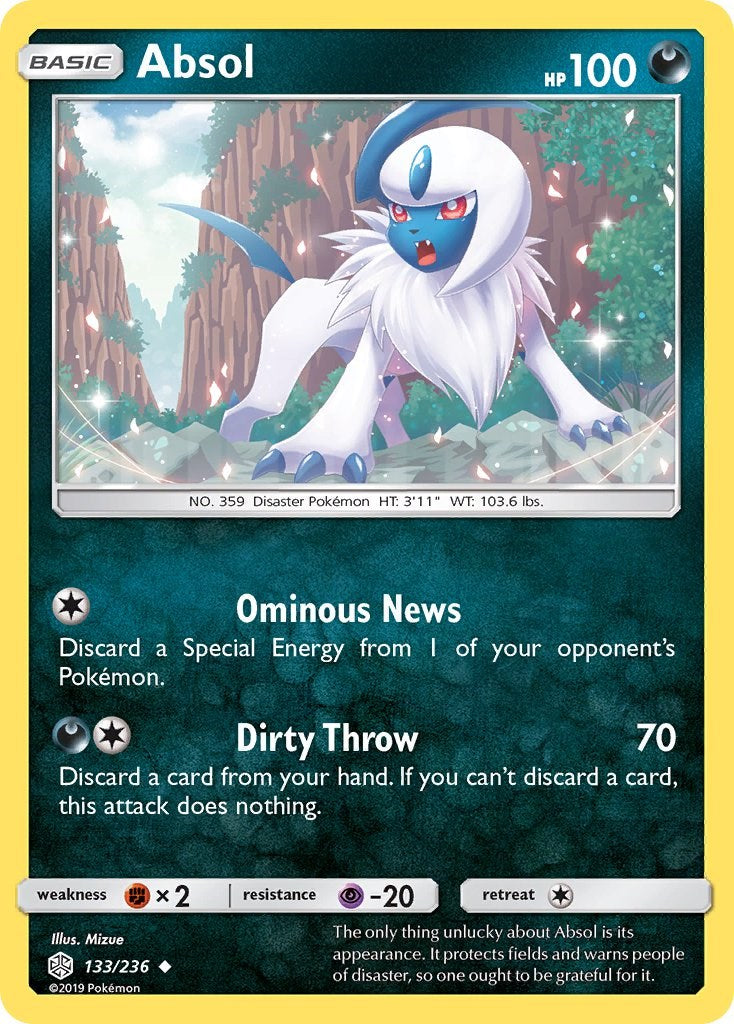 Absol [133/236] [SM - Cosmic Eclipse] Reverse Holofoil