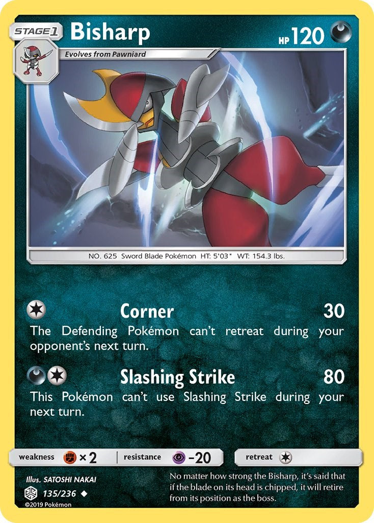 Bisharp [135/236] [SM - Cosmic Eclipse] Reverse Holofoil