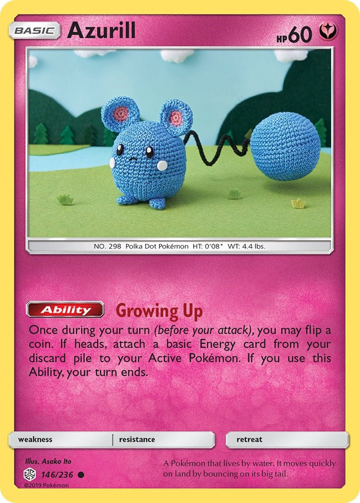 Azurill [146/236] [SM - Cosmic Eclipse] Reverse Holofoil