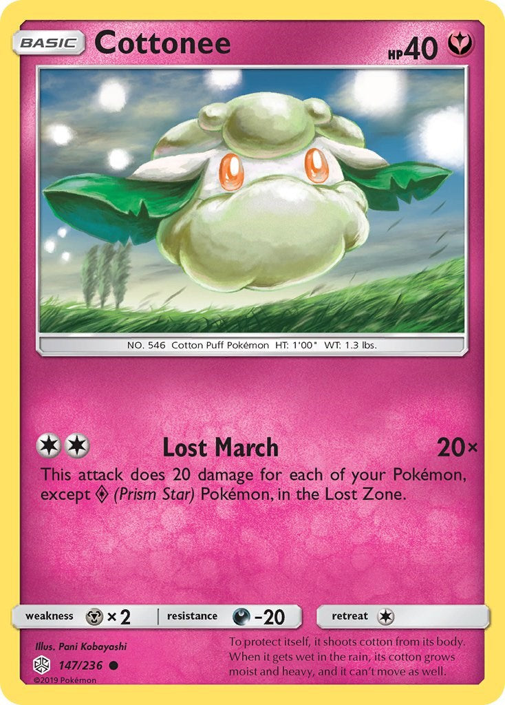 Cottonee [147/236] [SM - Cosmic Eclipse] Reverse Holofoil