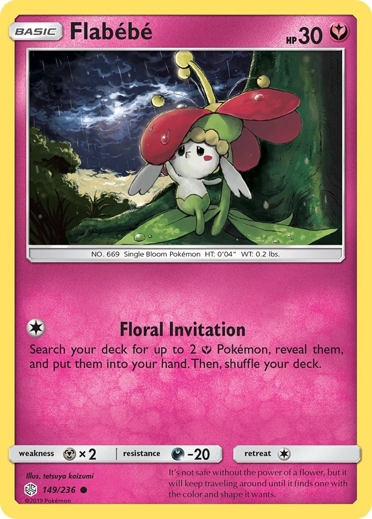 Flabebe - 149/236 [149/236] [SM - Cosmic Eclipse] Reverse Holofoil