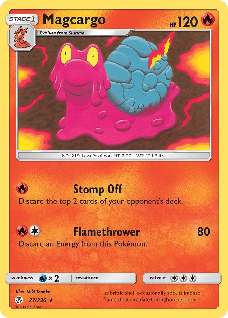 Magcargo [27/236] [SM - Cosmic Eclipse] Reverse Holofoil