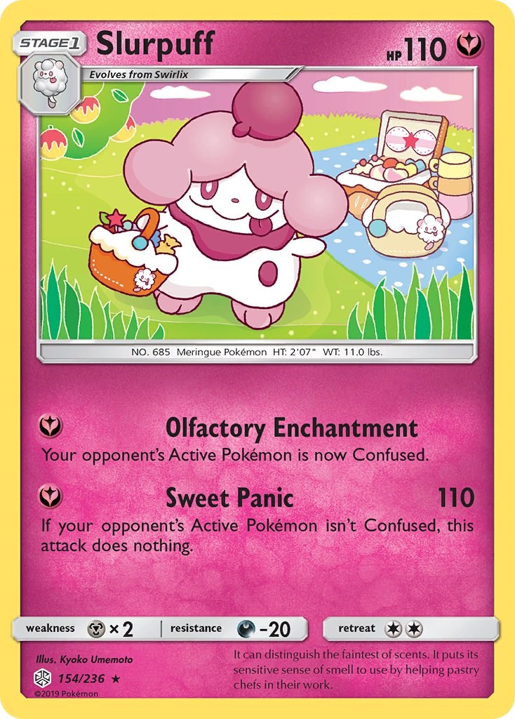 Slurpuff [154/236] [SM - Cosmic Eclipse] Reverse Holofoil