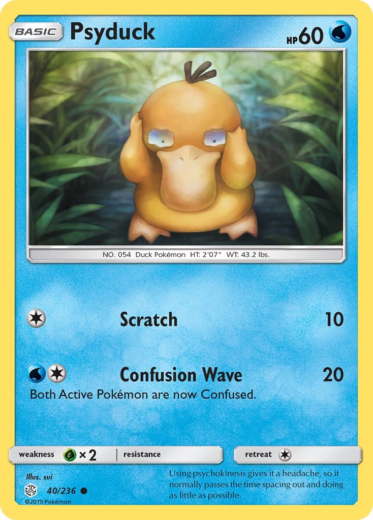 Psyduck [40/236] [SM - Cosmic Eclipse] Reverse Holofoil