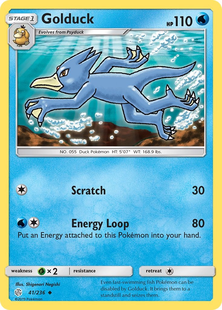 Golduck [41/236] [SM - Cosmic Eclipse] Reverse Holofoil