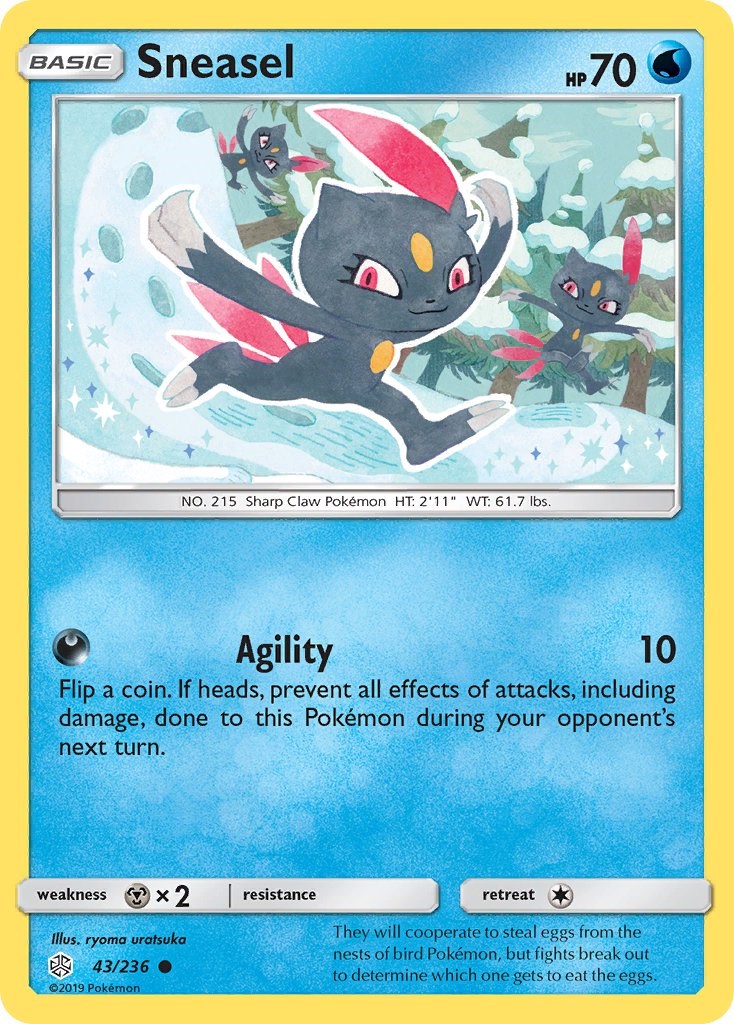 Sneasel [43/236] [SM - Cosmic Eclipse] Reverse Holofoil