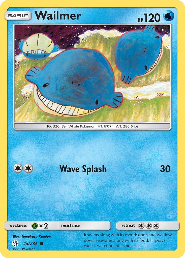 Wailmer [45/236] [SM - Cosmic Eclipse] Reverse Holofoil