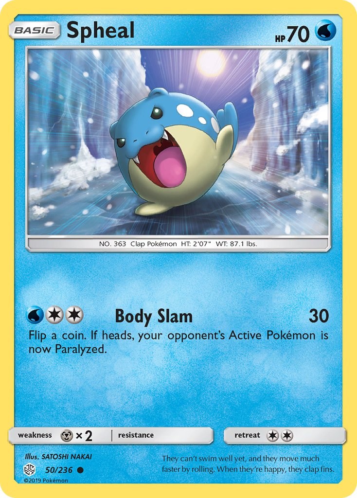 Spheal - 50/236 [50/236] [SM - Cosmic Eclipse] Reverse Holofoil