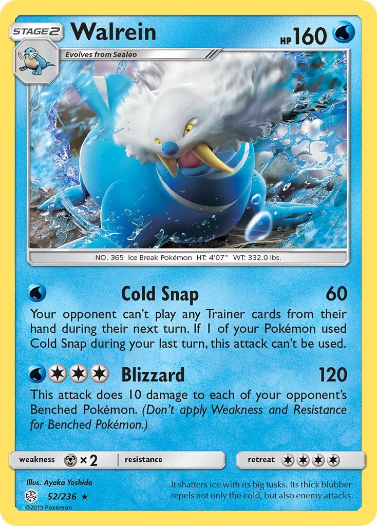 Walrein [52/236] [SM - Cosmic Eclipse] Reverse Holofoil