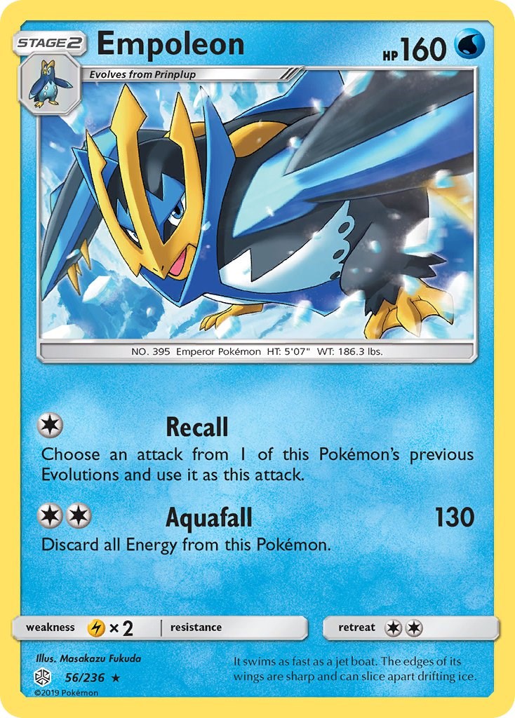 Empoleon [56/236] [SM - Cosmic Eclipse] Reverse Holofoil