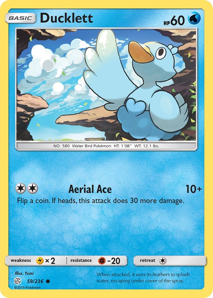 Ducklett [59/236] [SM - Cosmic Eclipse] Reverse Holofoil