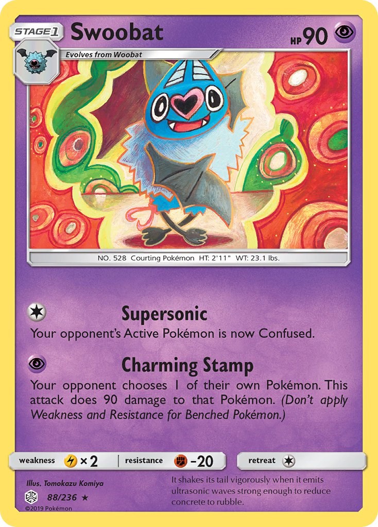 Swoobat [88/236] [SM - Cosmic Eclipse] Reverse Holofoil