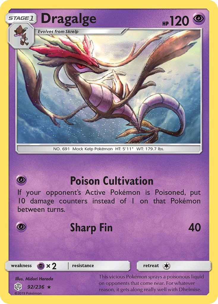 Dragalge [92/236] [SM - Cosmic Eclipse] Reverse Holofoil