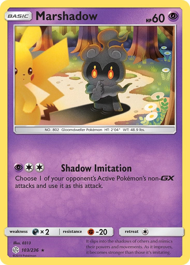 Marshadow [103/236] [SM - Cosmic Eclipse] Reverse Holofoil
