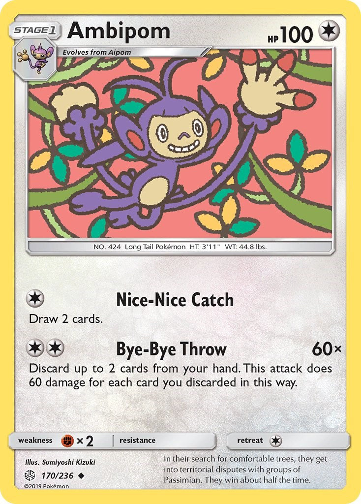 Ambipom [170/236] [SM - Cosmic Eclipse] Reverse Holofoil