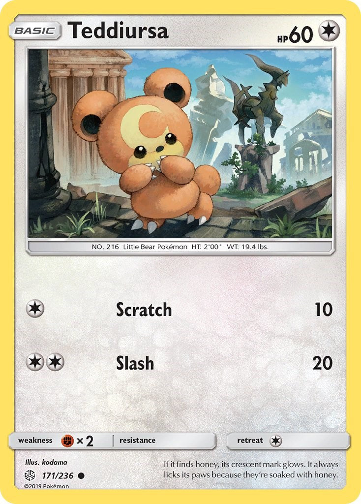Teddiursa [171/236] [SM - Cosmic Eclipse] Reverse Holofoil