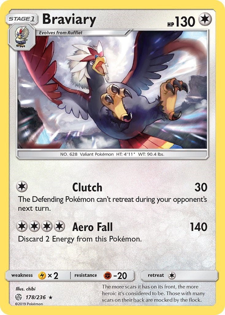 Braviary [178/236] [SM - Cosmic Eclipse] Reverse Holofoil