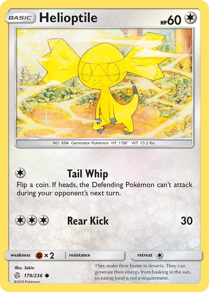 Helioptile [179/236] [SM - Cosmic Eclipse] Reverse Holofoil