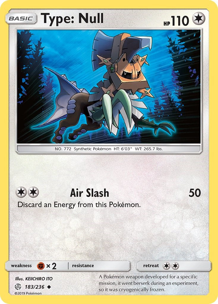 Type: Null [183/236] [SM - Cosmic Eclipse] Reverse Holofoil