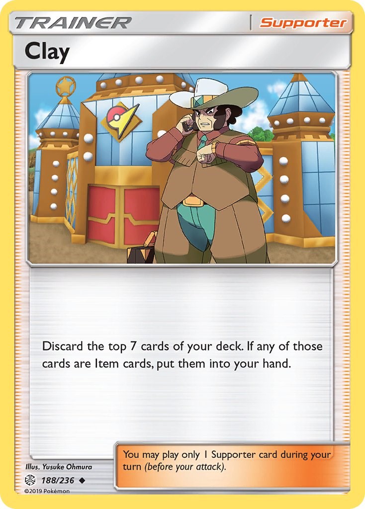 Clay [188/236] [SM - Cosmic Eclipse] Reverse Holofoil